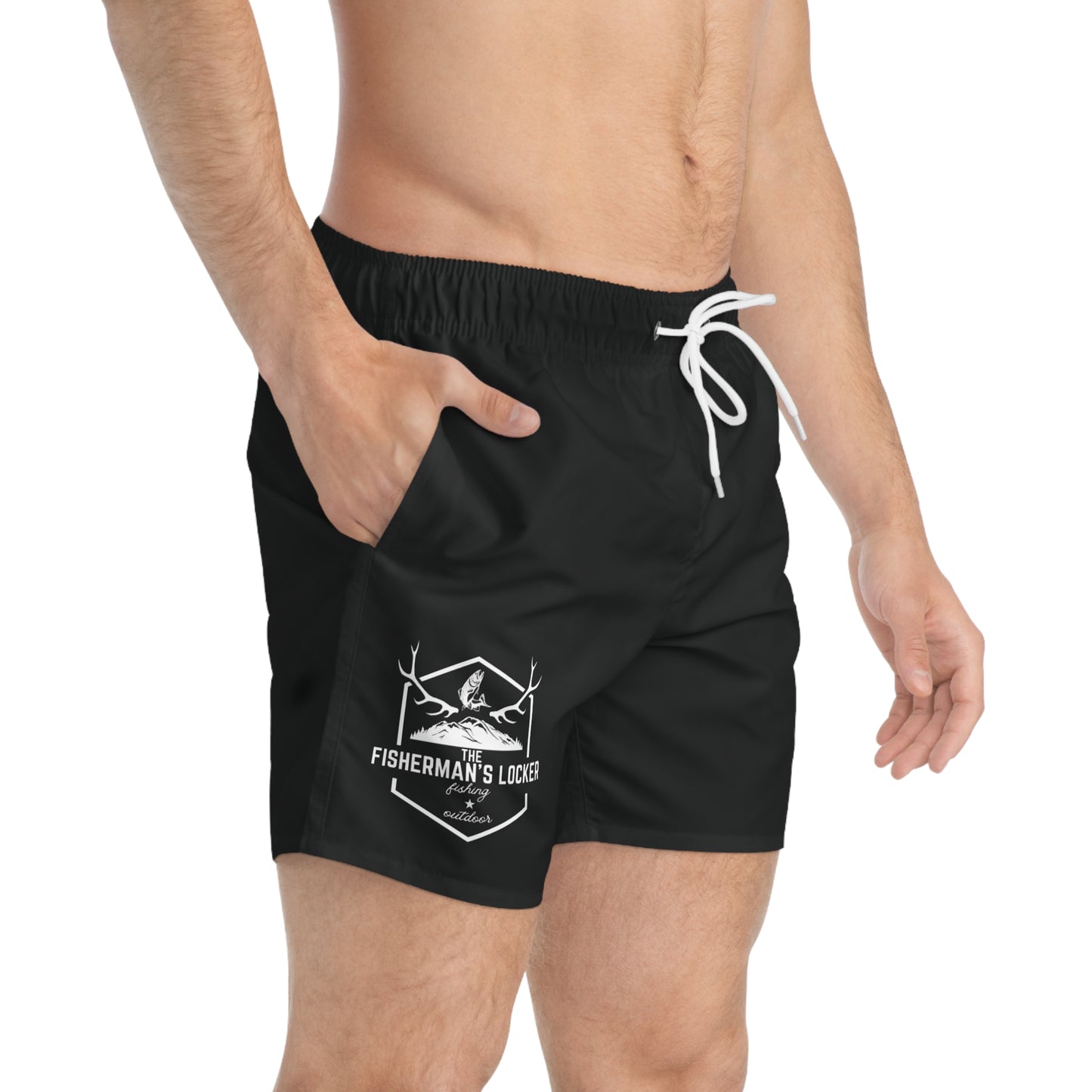 Black TFL Adventure Series Swim Trunks