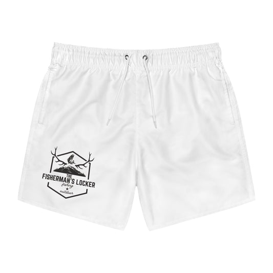 White TFL Adventure Series Swim Trunks